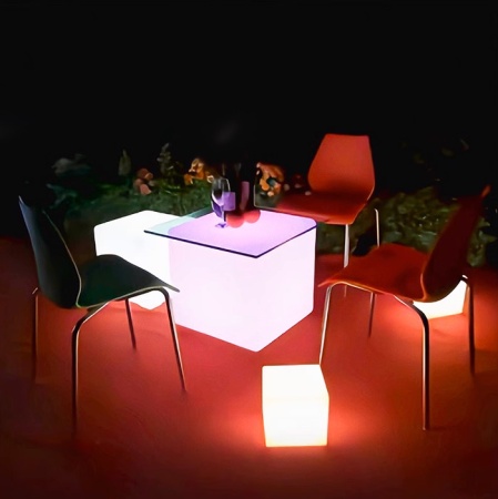 Светильник Куб 40 питание от сети 220В, RGB