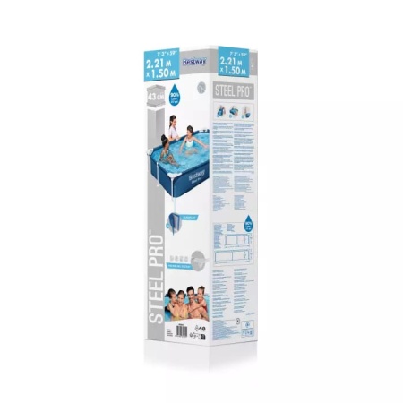 Bestway 56401 BW Каркасный бассейн Steel Pro 221х150х43см, 1200л
